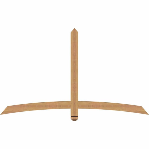 Ekena Millwork Bellingham Timber Gable Bracket, Western Red Cedar, 72"W x 42"H x 3 1/2"D x 3 1/2"F, 14/12 Pitch GBW072X42X0404BEL00SWR - main